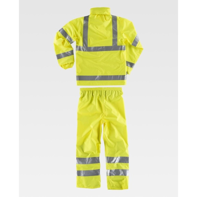 TRAJE DE AGUA IMPERMEABLE ALTA VISIBILIDAD