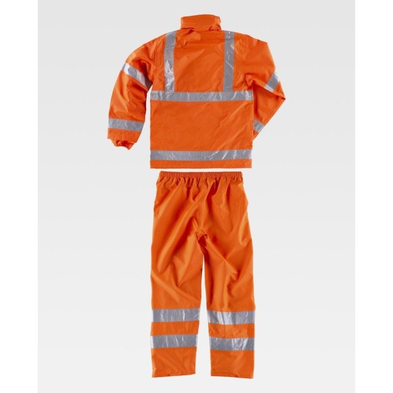 TRAJE DE AGUA IMPERMEABLE ALTA VISIBILIDAD