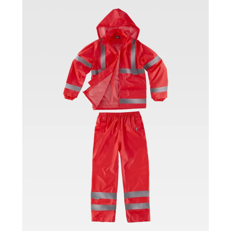 TRAJE DE AGUA IMPERMEABLE ALTA VISIBILIDAD
