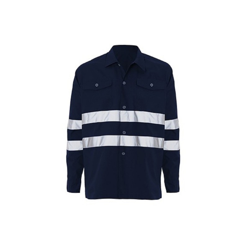 CAMISA CON BANDAS REFLECTANTES