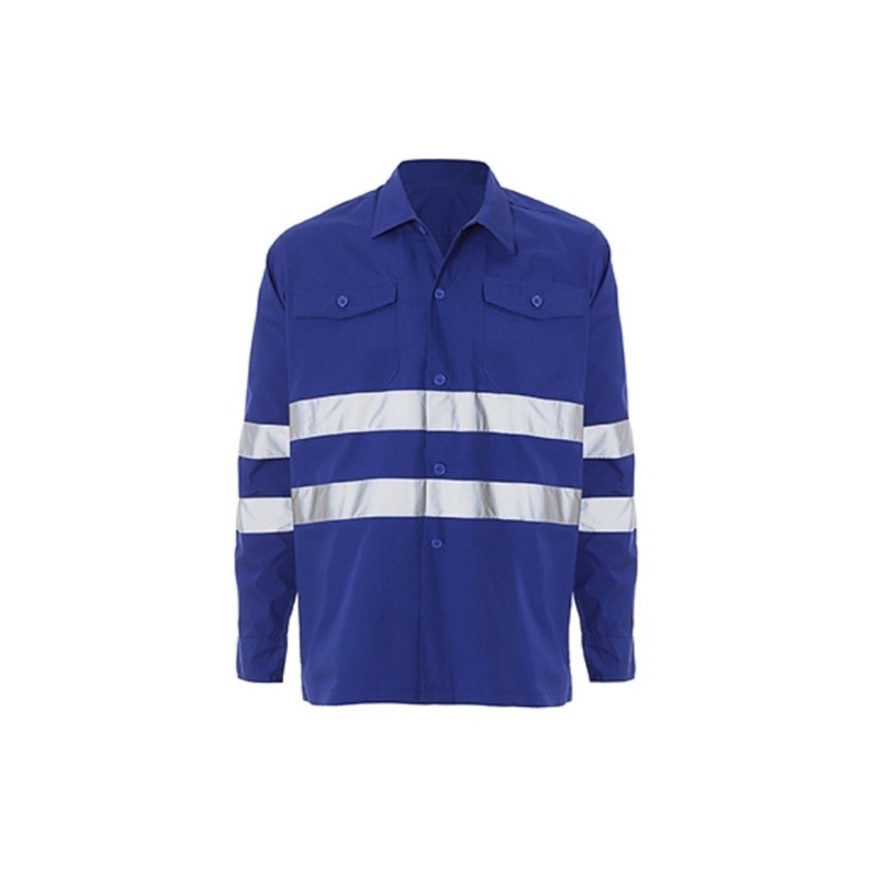 CAMISA CON BANDAS REFLECTANTES