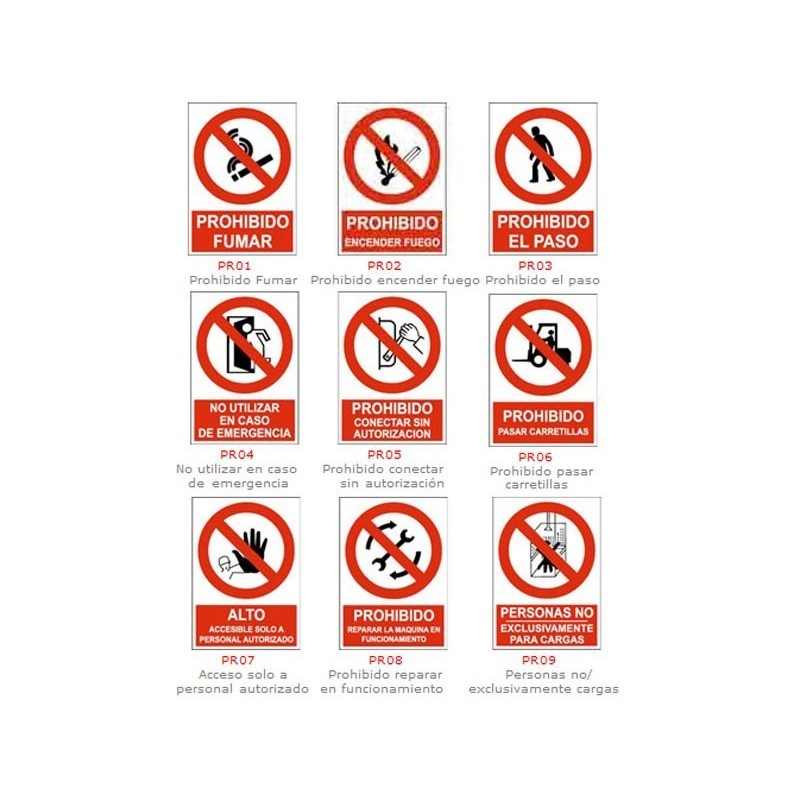 SEÑAL DE PROHIBICIÓN