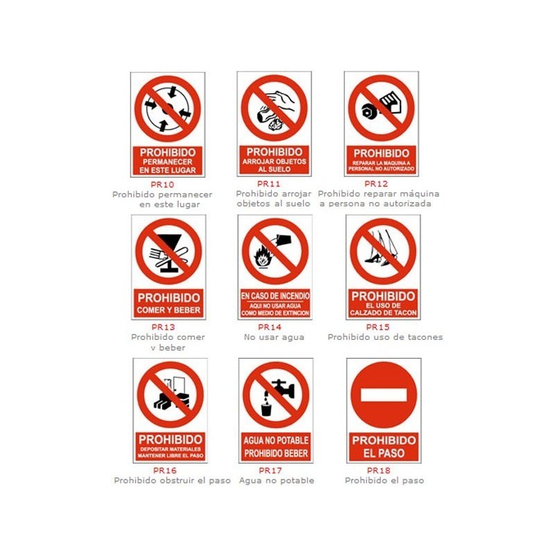 SEÑAL DE PROHIBICIÓN