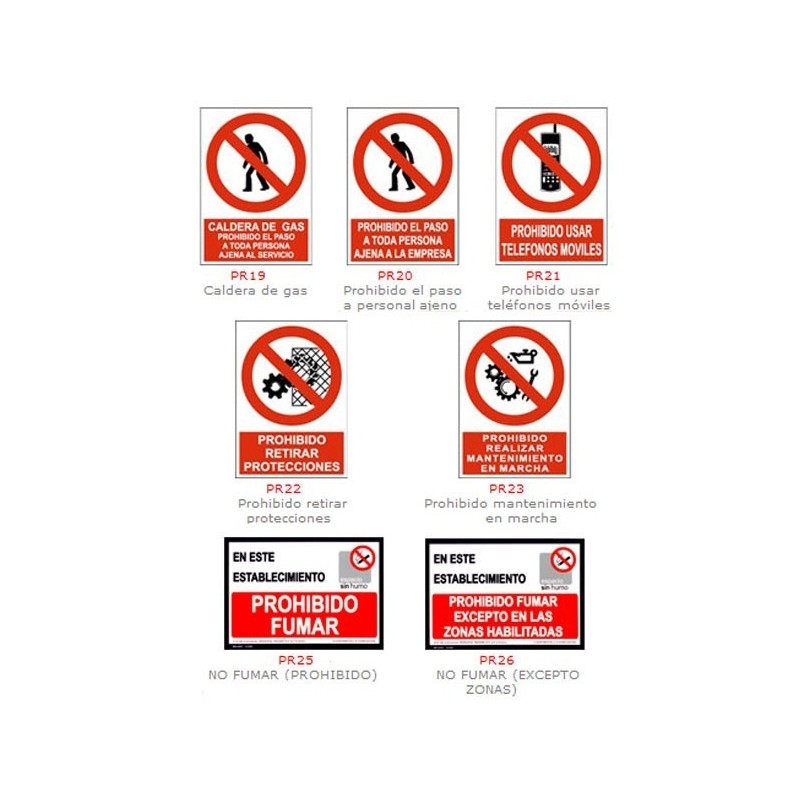 SEÑAL DE PROHIBICIÓN