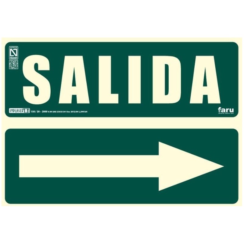 SEÑALES EVACUACIÓN Y EMERGENCIA