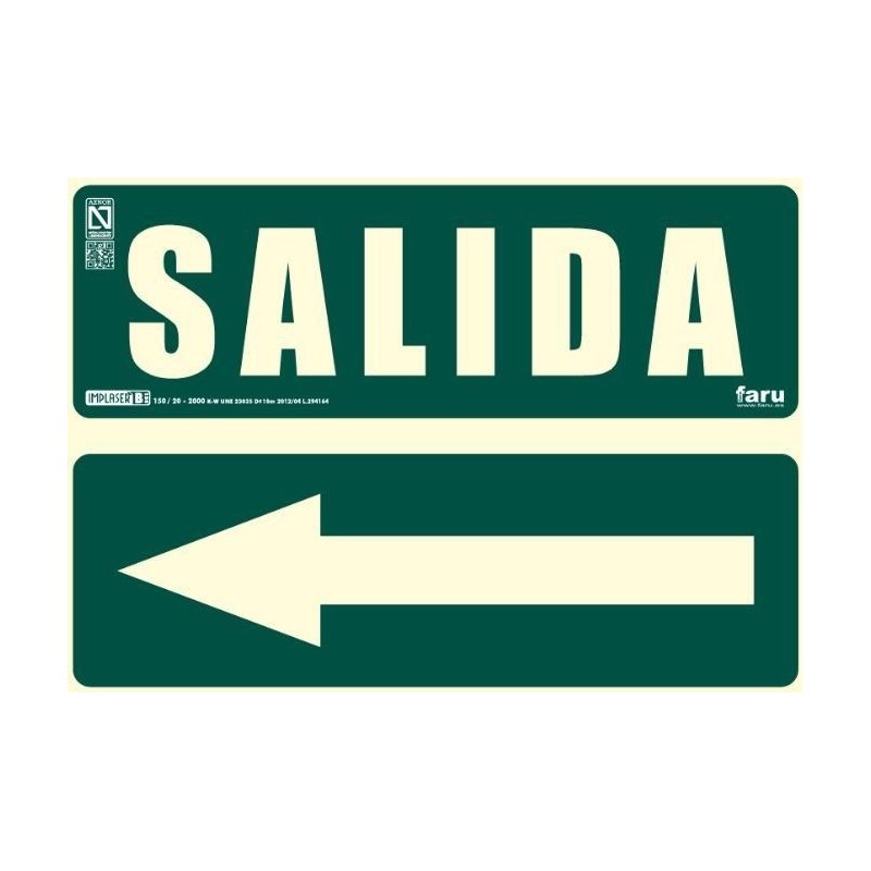SEÑALES EVACUACIÓN Y EMERGENCIA