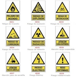 ⭐ SEÑALES ADVERTENCIA PELIGROS | Azules de Vergara