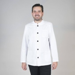 ⭐ CHAQUETA HOMBRE CUELLO MAO BLANCA | Azules de Vergara