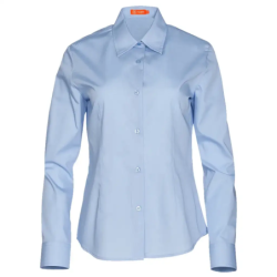 ⭐ CAMISA MUJER CUELLO CAMISERO MANGA LARGA | Azules de Vergara