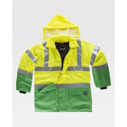 ⭐ PARKA BICOLOR ALTA VISIBILIDAD | Azules de Vergara