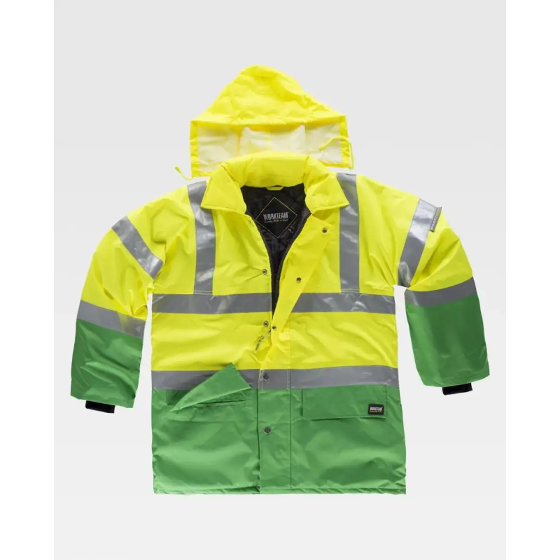 PARKA BICOLOR ALTA VISIBILIDAD