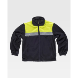 ⭐ CHAQUETA POLAR ALTA VISIBILIDAD BICOLOR | Azules de Vergara