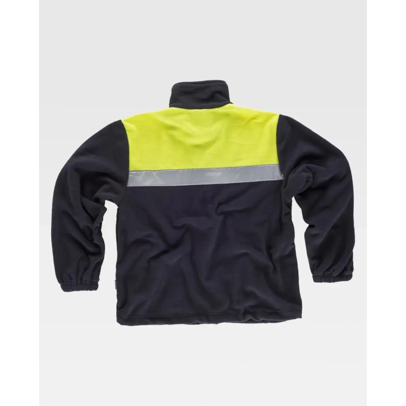 CHAQUETA POLAR ALTA VISIBILIDAD BICOLOR