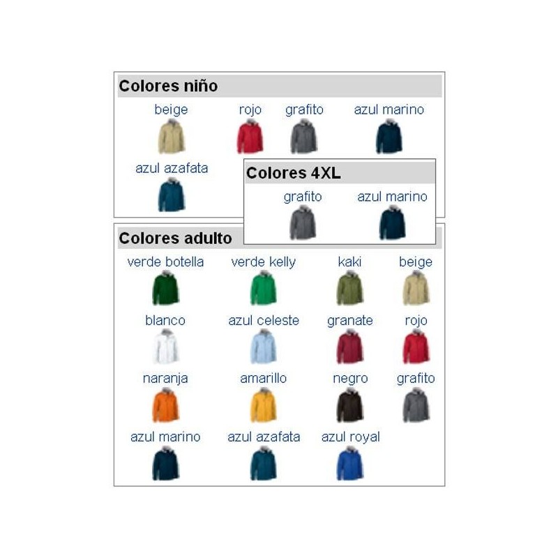PARKA IMPERMEABLE ACOLCHADA