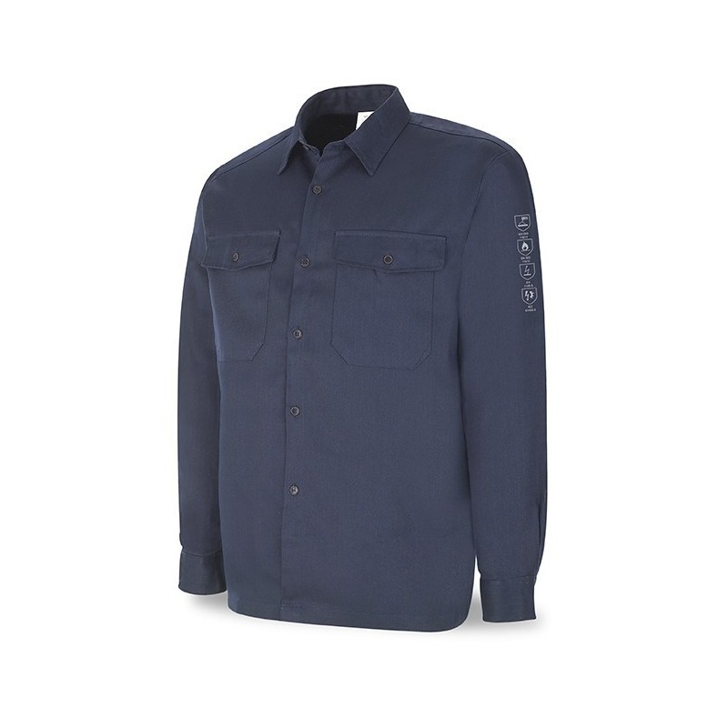 CAMISA IGNÍFUGA Y ANTIESTÁTICA