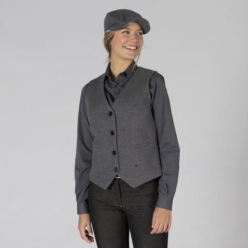 CHALECO ESTILO TEJIDO MUJER