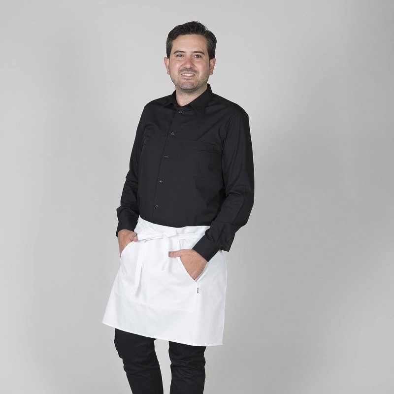 DELANTAL CORTO BOLSILLOS