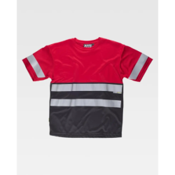 ⭐ CAMISETA CON BANDAS REFLECTANTES | Azules de Vergara