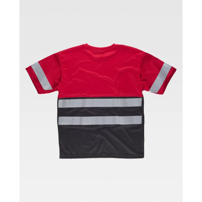 CAMISETA CON BANDAS REFLECTANTES