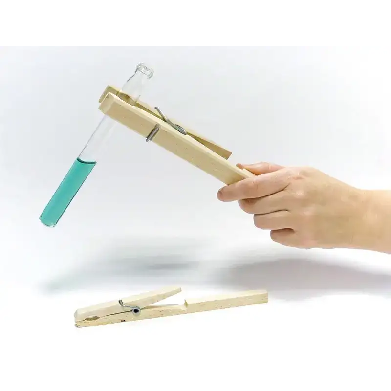 PINZA DE MADERA PARA TUBOS DE ENSAYO