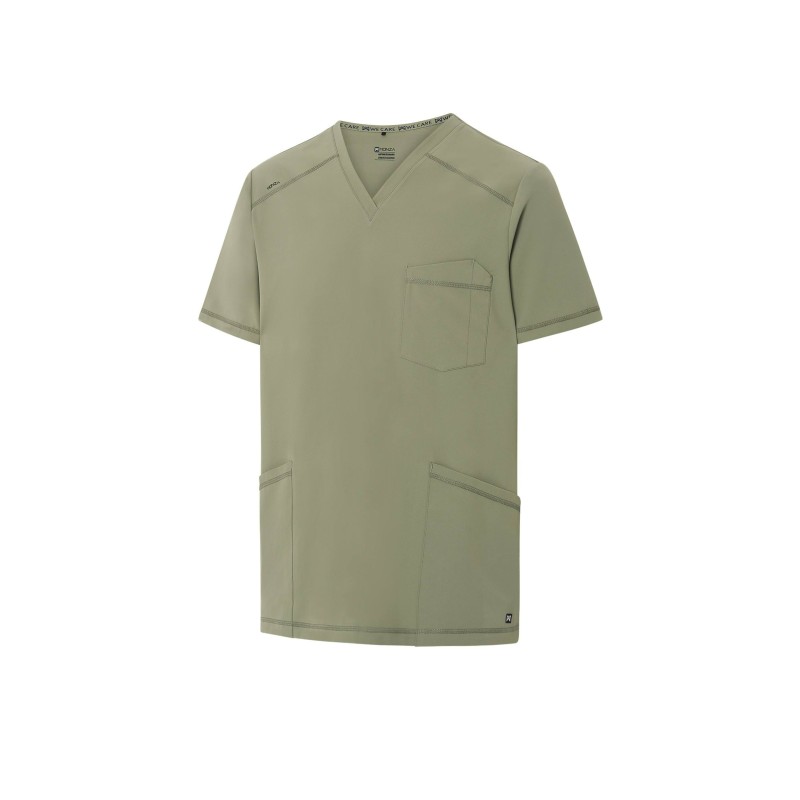 CASACA SANITARIA UNISEX CUELLO V