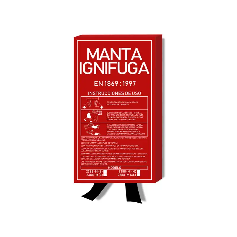 MANTA IGNÍFUGA 120 x 120 cm