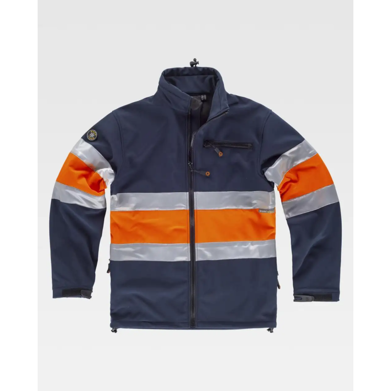 CHAQUETA WORKSHELL COMBI BANDAS