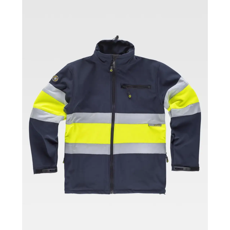CHAQUETA WORKSHELL COMBI BANDAS