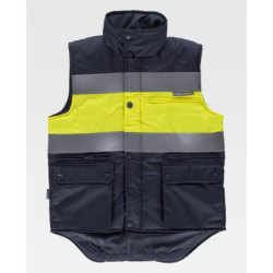 ⭐ CHALECO AV BICOLOR ACOLCHADO | Azules de Vergara