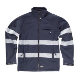⭐ CHAQUETA WORKSHELL 2 CINTAS | Azules de Vergara