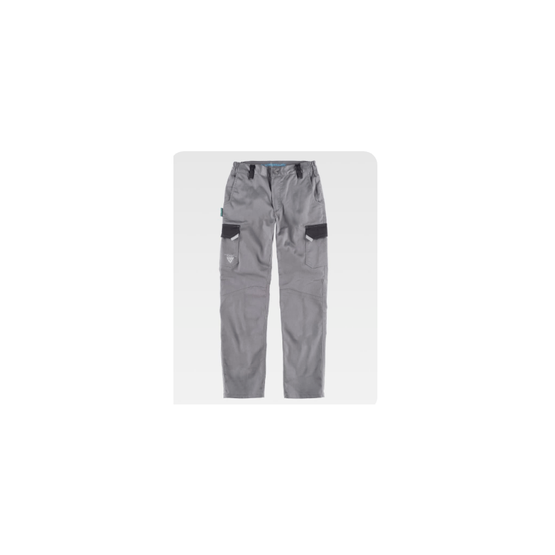 PANTALON ELASTICO COMBINADO