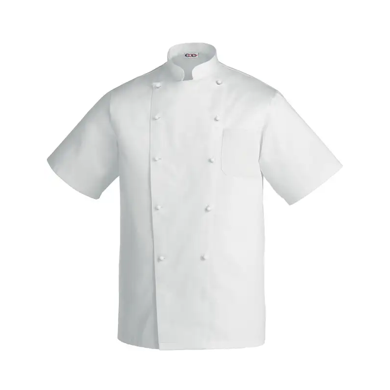 CHAQUETA DE COCINA MANGA CORTA