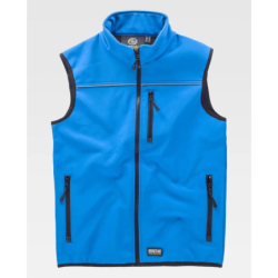 ⭐ CHALECO WORKSHELL LISO | Azules de Vergara