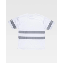 ⭐ CAMISETA MANGA CORTA CINTAS REFLECTANTES | Azules de Vergara