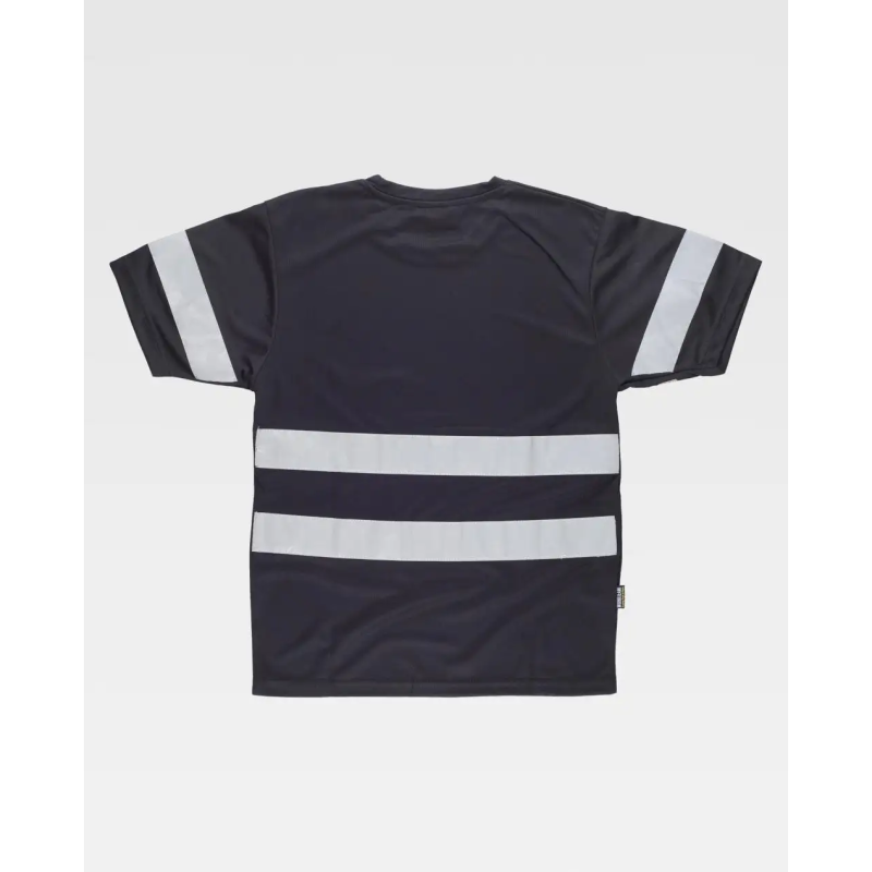 CAMISETA MANGA CORTA CINTAS REFLECTANTES