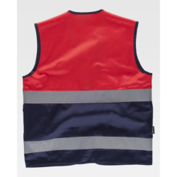 ⭐ CHALECO BICOLOR CINTAS AV | Azules de Vergara