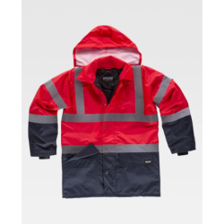 ⭐ PARKA AV CINTAS REFLECTANTES | Azules de Vergara