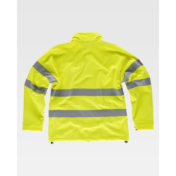 ⭐ CHAQUETA WORSHELL ALTA VISIBILIDAD | Azules de Vergara
