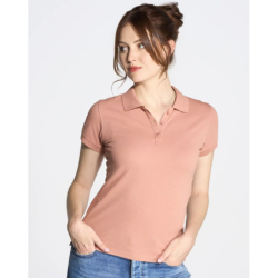 ⭐ POLO MUJER ALGODÓN MANGA CORTA | Azules de Vergara