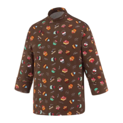 ⭐ CHAQUETA COCINA UNISEX ESTAMPADOS | Azules de Vergara