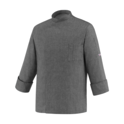⭐ CHAQUETA COCINERO EGOCHEF CHEAP GREY MIX | Azules de Vergara