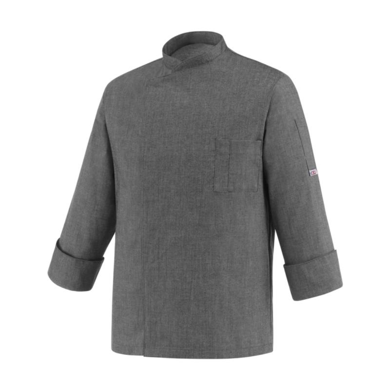 CHAQUETA COCINERO EGOCHEF CHEAP GREY MIX