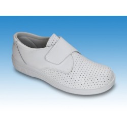 ⭐ ZAPATO PIEL PERFORADO VELCRO | Azules de Vergara