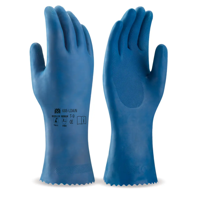 GUANTE LATEX AZUL