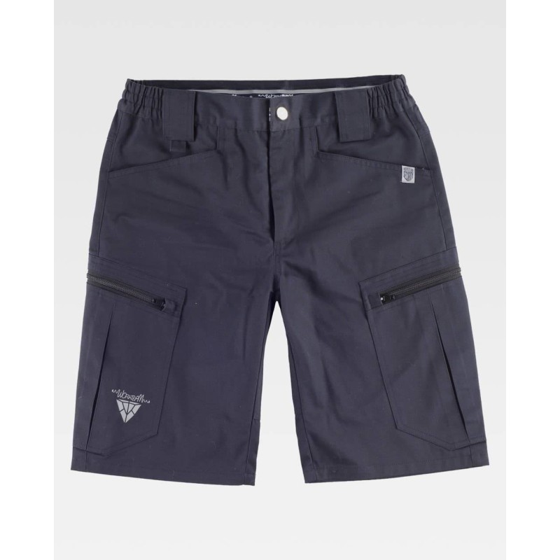 PANTALON CORTO ELASTICO REFORZADO