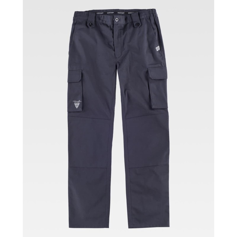 PANTALON ELASTICO REFORZADO MULTIBOLSILLOS