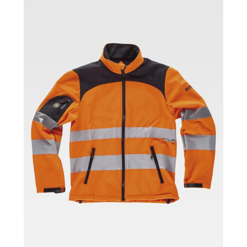 CHAQUETA CINTAS REFLECTANTES AV