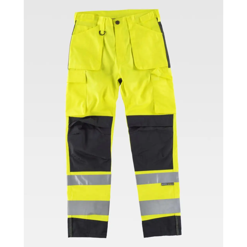 PANTALON BICOLOR MULTIBOLSILLOS AV