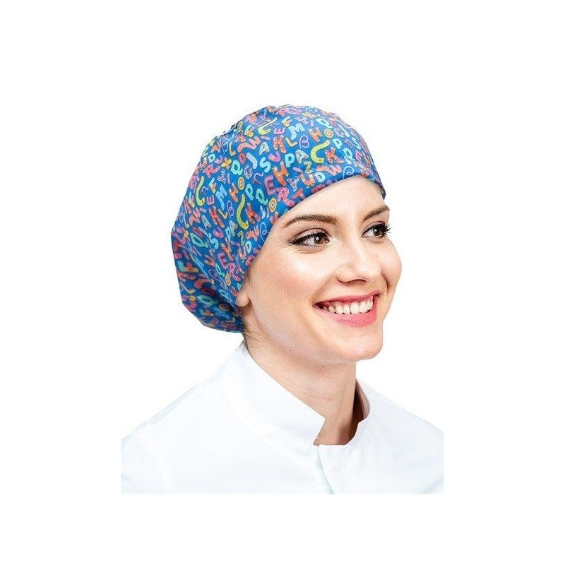 GORRO QUIROFANO LETRAS CELESTE