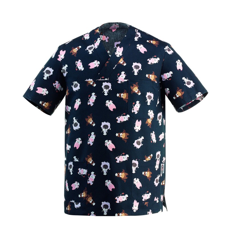 CASACA ESTAMPADA UNISEX 100% ALGODÓN